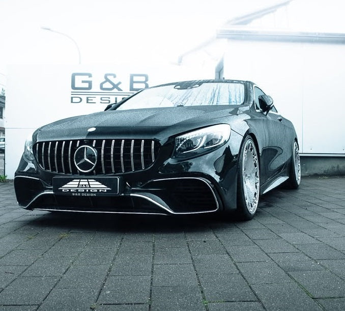 Facelift Umbau des Mercedes S Coupé mit 22 Zoll Felgen