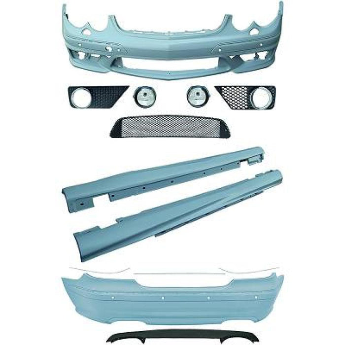 Bodykit passend für Mercedes CLK W209 Coupé Cabrio (2002–2009) ohne AMG Line/ CLK 63 AMG