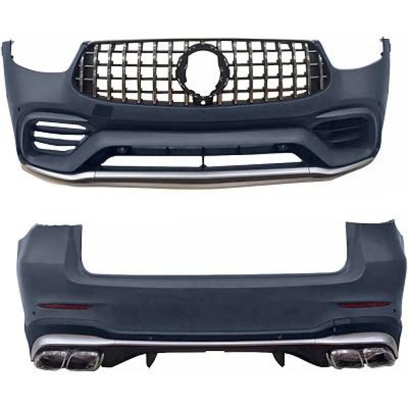 Facelift Bodykit passend für Mercedes GLC SUV X253 FL (2019–2022) ohne AMG Line, auch GLC63 AMG