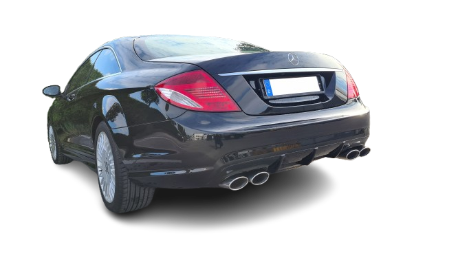 Heckschürze passend für Mercedes CL-Klasse W216 (2006–2010) mit und ohne AMG Line, auch für CL63 AMG