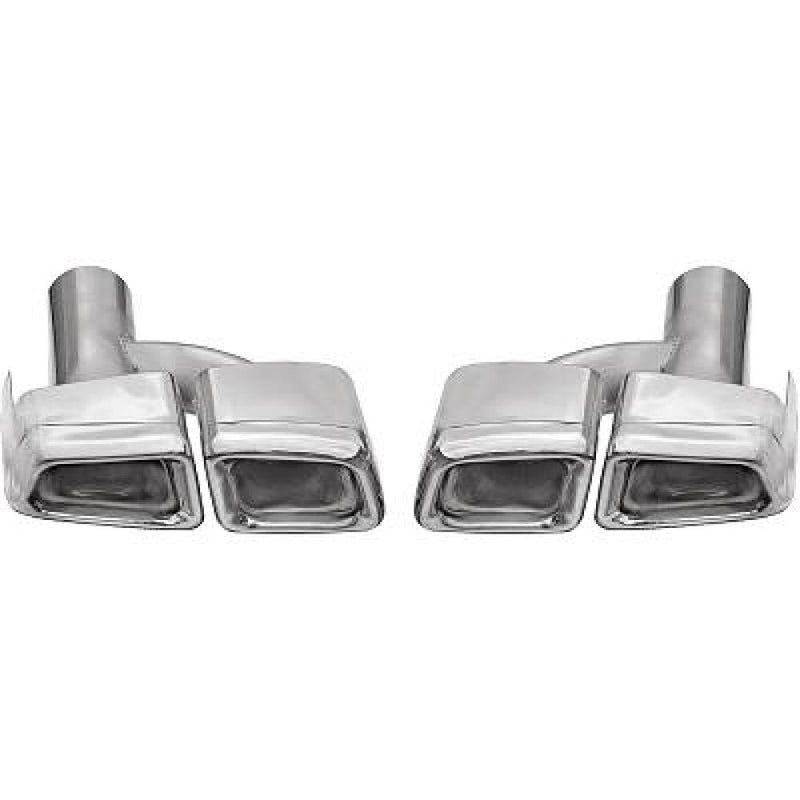 Sport Auspuffblenden – passend für Mercedes SL R230, SL55, E-Klasse W211, E55, CL63 & S-Klasse W221 S63
