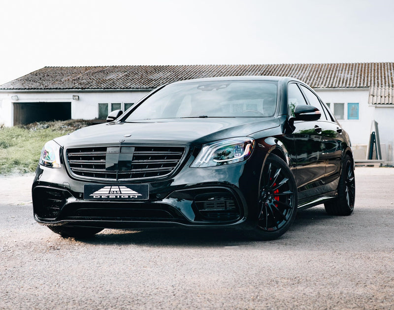 Bodykit Facelift Design inkl. Leuchten passend für Mercedes S-Klasse W222 vor Facelift Langversion (2013–2017) mit und ohne AMG Line, auch S63 AMG