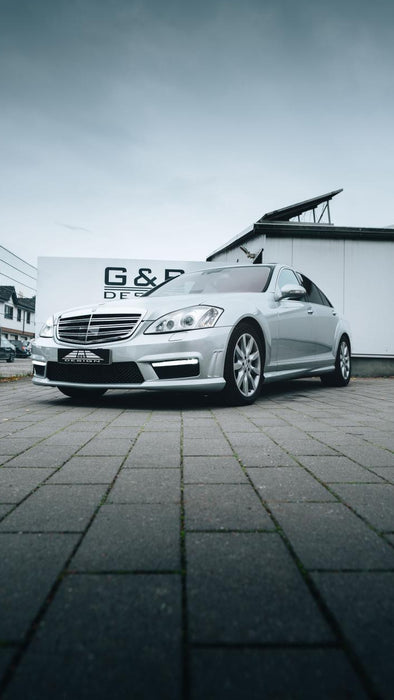 S Klasse W221 Facelift kurz (2005-2013) S63 AMG Look Bodykit Kurzversion ohne PDC Löcher