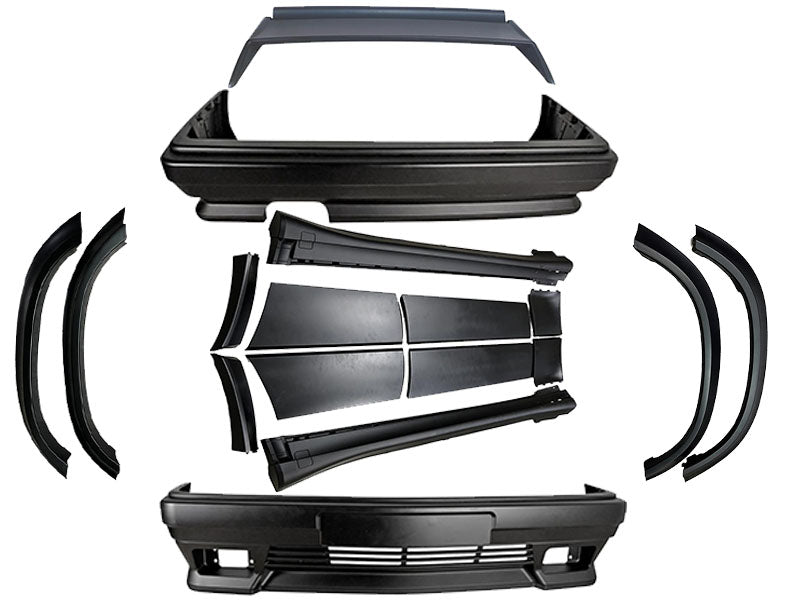 Bodykit 3.6 Design passend für Mercedes 190 W201 (1982–1998) ohne AMG Line, auch AMG Modelle