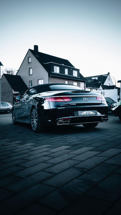 Bodykit Facelift Design (Chrome) passend für Mercedes S Coupé C217 / W217 (2014–2020) geeignet für Fahrzeuge mit AMG Line / AMG Paket, auch passend für S63 AMG