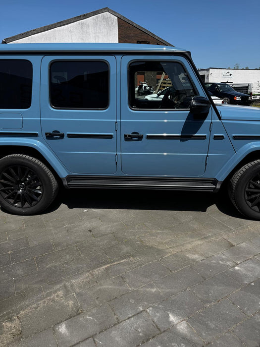 Trittbretter (Schwarz) passend für Mercedes G-Klasse W463A W464 (ab 2019-2024), W465 (ab 2025) – Seitenschweller / Einstiegshilfe