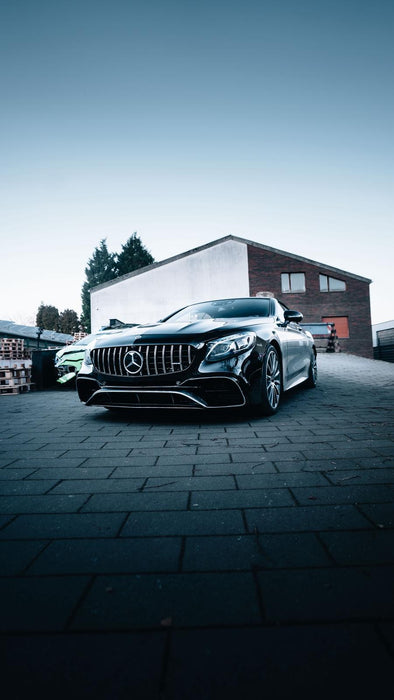 Bodykit Facelift Design (Chrome) passend für Mercedes S Coupé C217 / W217 (2014–2020) geeignet für Fahrzeuge mit AMG Line / AMG Paket, auch passend für S63 AMG