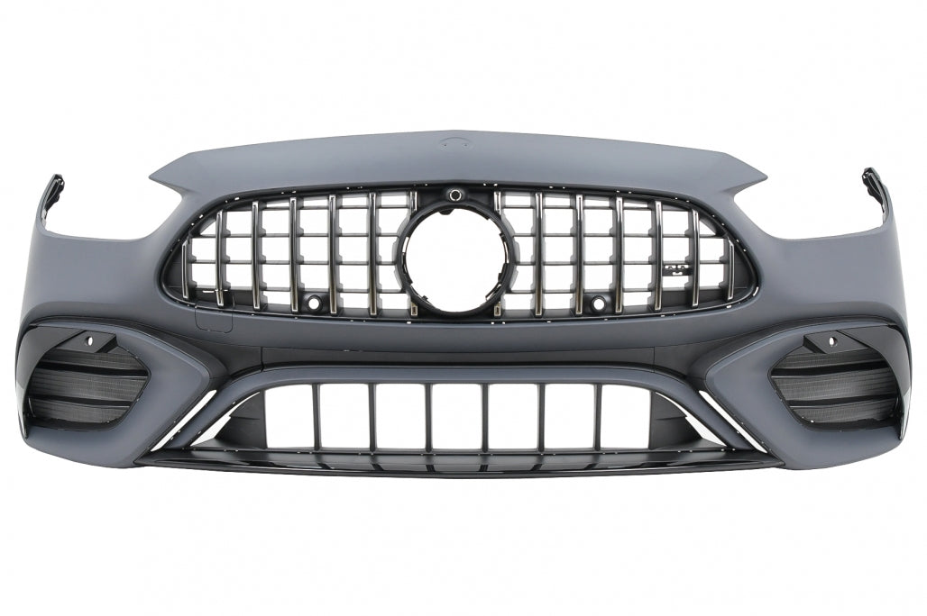 Frontschürze passend für Mercedes C-Klasse W206 Limousine (2021–2025) geeignet für Fahrzeuge ohne AMG Line / AMG Paket, auch passend für C43 AMG