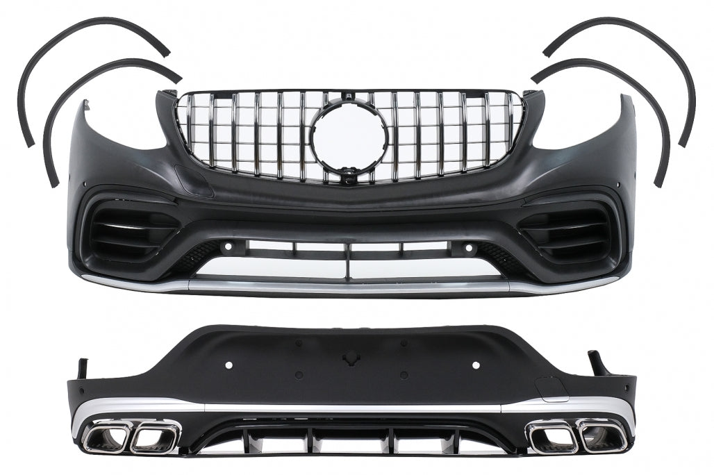 Facelift Look Bodykit passend für Mercedes GLC SUV X253 (2015–2019) mit AMG Line, auch für GLC63 AMG