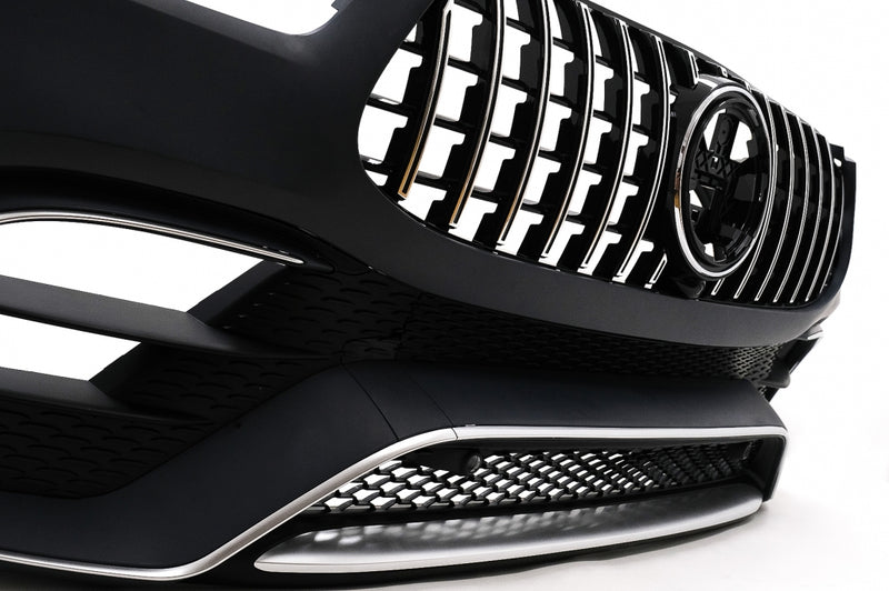 Bodykit im sportlichen Design (Chrome) passend für Mercedes GLE SUV W167 / V167 (2018–2024) mit AMG Line, auch GLE63