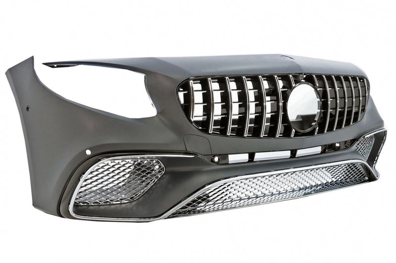 Bodykit Facelift Design (Full Chrome) passend für Mercedes S Coupé C217 / W217 (2014–2020) mit AMG Line, auch für S65 AMG