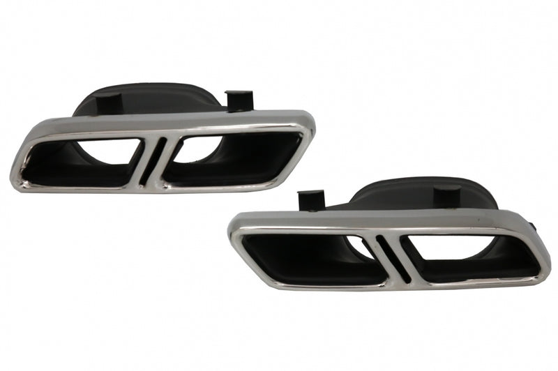 Bodykit Facelift Design (Full Chrome) passend für Mercedes S Coupé C217 / W217 (2014–2020) mit AMG Line, auch für S65 AMG