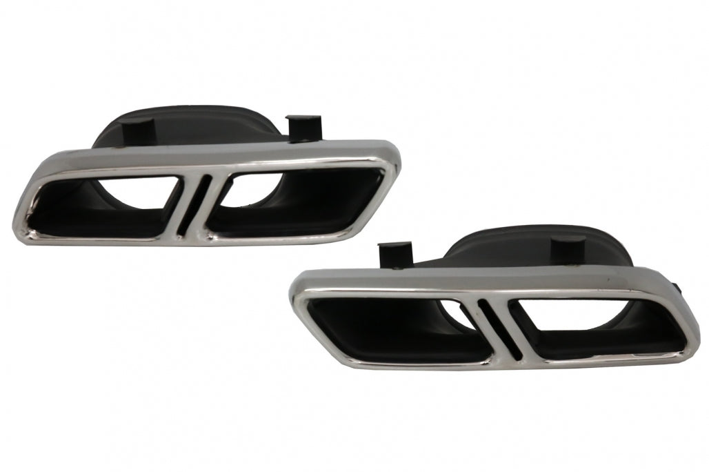 Bodykit Facelift Design (Full Chrome) passend für Mercedes S Coupé C217 / W217 (2014–2020) geeignet für Fahrzeuge mit AMG Line / AMG Paket, auch passend für S65 AMG