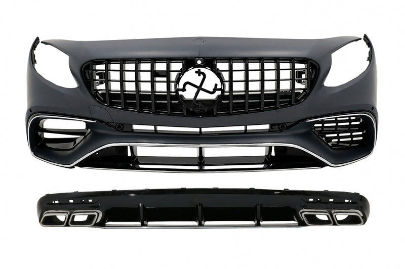 Bodykit Facelift (Chrome) passend für Mercedes S Coupé C217 (2014–2020) mit AMG Line & S63 AMG