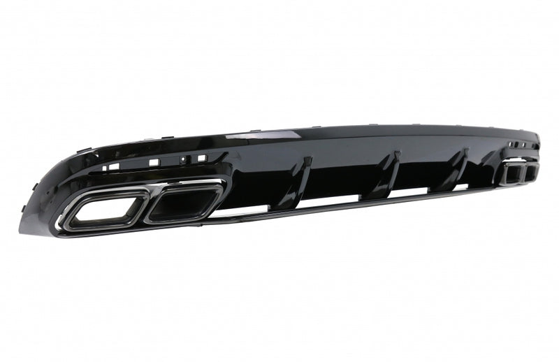 Bodykit Facelift Design (Schwarz) passend für Mercedes S Coupé C217 / W217 (2014–2020) mit AMG Line, auch für S63 AMG
