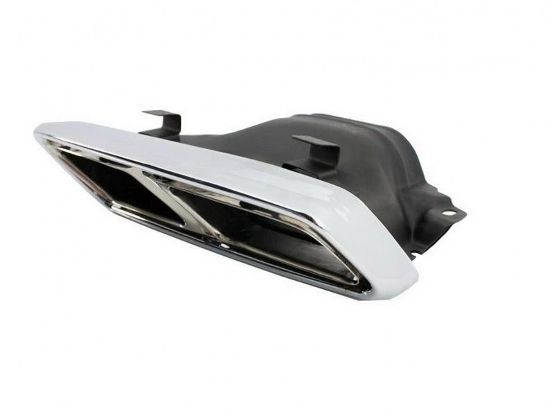 Sport Auspuffblenden Chrom passend für Mercedes S-Klasse W222 mit S63/S65 AMG Diffusor