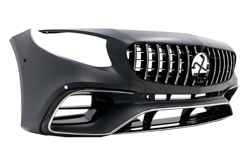 Frontschürze Facelift Design (Chrome) passend für Mercedes S Coupé C217 / A217 / W217 (2014–2020) mit und ohne AMG Line, auch für S63 AMG