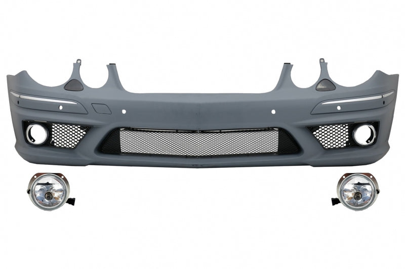Frontschürze passend für Mercedes E-Klasse W211 S211 (2002–2009) ohne AMG Line, auch für E55 & E63 AMG