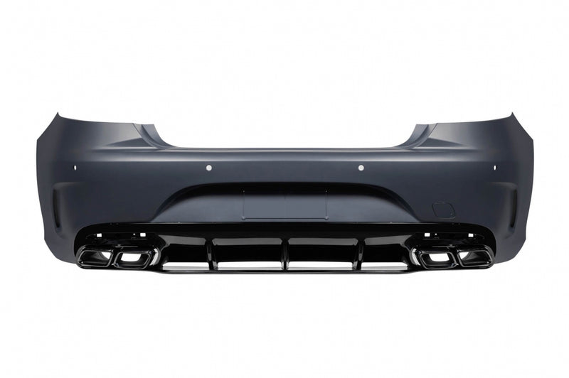 Bodykit Facelift Design komplett (Schwarz) passend für Mercedes S Coupé C217 / W217 (2014–2020) AMG Line, auch für S63 AMG