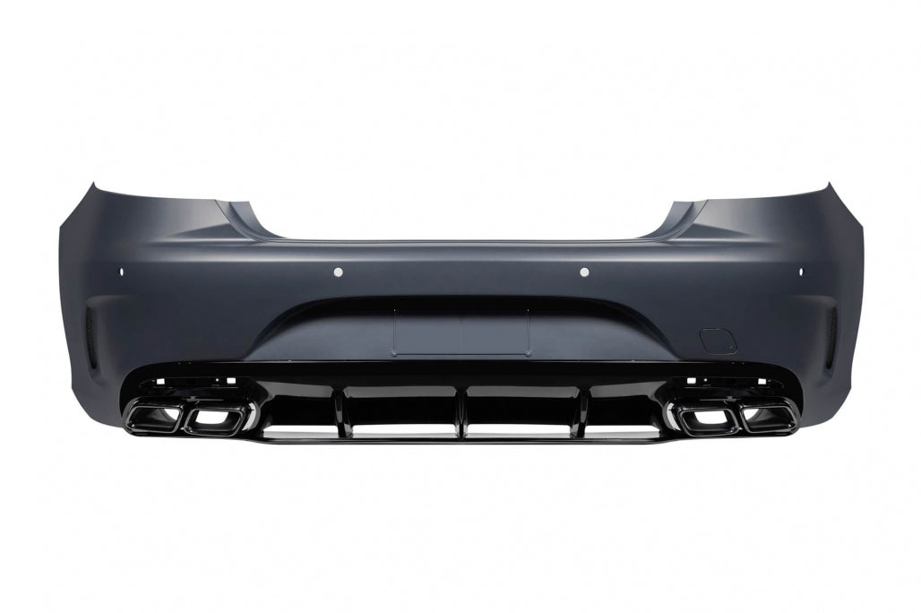 Bodykit Facelift Design komplett (Schwarz) passend für Mercedes S Coupé C217 / W217 (2014–2020) AMG Line / AMG Paket, auch für S63 AMG